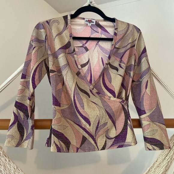 Groovy psychedelic blouse - Picture 4 of 4